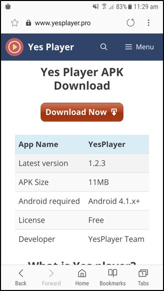 yes player download